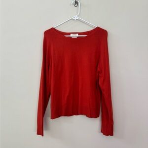 Talbots Vibrant Orange Knit Top